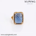 14584 Xuping elegant delicacy 18K gold plated finger ring of Square Stone